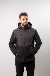 Softhell Mont UZ 01,iş elbiseleri,softshell mont,softshell ceket,kapşonlu softshell,baskılı softshell mont,softshell mont baskı,, 