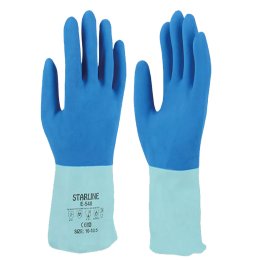 WORK GLOVES CHEMICAL NATURAL RUBBER – E-540,, 