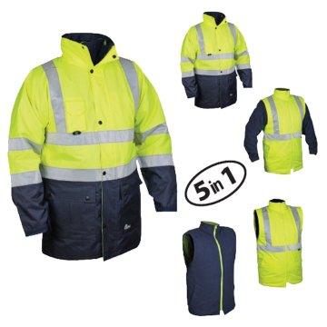 PARKA OXFORD 5+1 PART WJK 44 GREEN NAVY BLUE PART