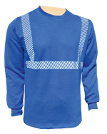 Bisiklet yaka reflektörlü sweatshirt, iş güvenliği sağlayan reflektörlü iş kazağı, kurumsal sweatshirt ve baskılı sweatshirt imalatına uygun tasarım