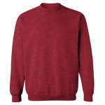 Bisiklet yaka bordo sweatshirt, kurumsal kullanım için firma baskılı iş kazağı ve sweatshirt imalatı